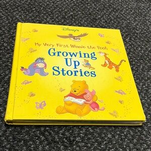 ⭐️3/$20 Disney my first Winnie the Pooh - Growing Up Stories Book - Yellow Cover